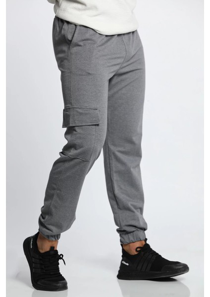 Erkek Bel ve Paça Lastikli Kargo Cepli Alt Eşofman modelleri