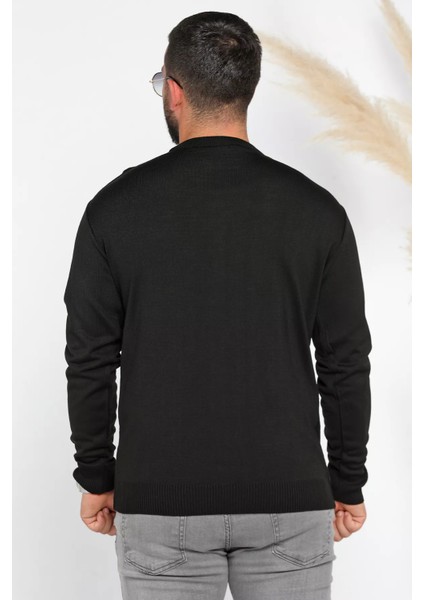 Erkek Bisiklet Yaka Triko Kazak P-00007215