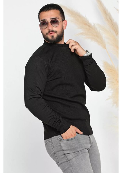 Erkek Bisiklet Yaka Triko Kazak P-00007215 fiyatları