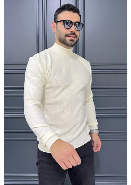 Yarım Balıkçı Yaka Erkek Triko Kazak P-00013853