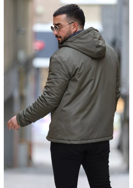 Kapüşonlu Softshell Erkek Mont
