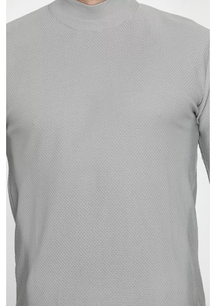 Yarım Balıkçı Yaka Erkek Triko Kazak P-00013853