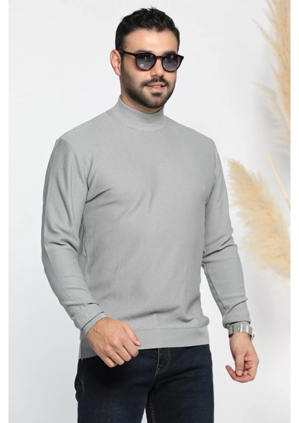 Yarım Balıkçı Yaka Erkek Triko Kazak P-00013853 fırsatları