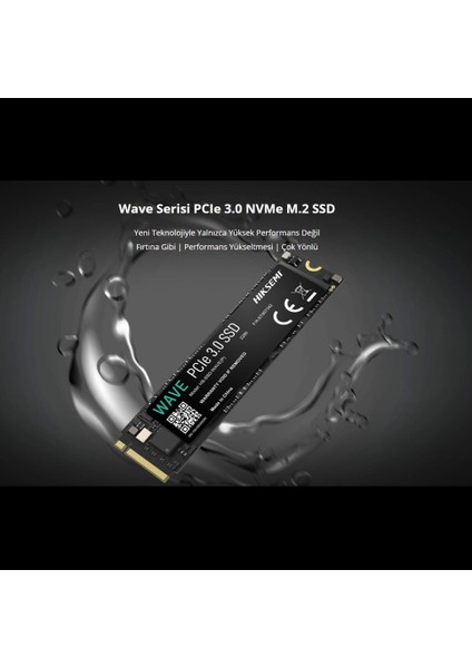 Hıksemı Hs-Ssd-Wave(P) 512G, 2500-1025MB/S, Gen3, Nvme Pcıe M.2 2280, 3D Nand, SSD (By Hikvision)