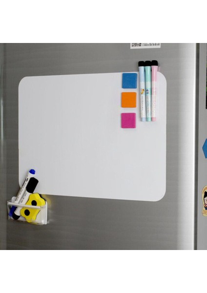 Buzdolabı Planlayıcı Için Boş Manyetik Silinebilir Pano Beyaz Tahta (Yurt Dışından)