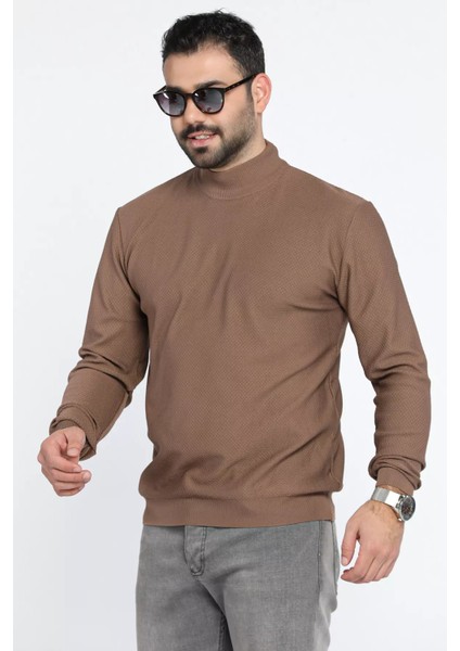 Yarım Balıkçı Yaka Erkek Triko Kazak P-00013853