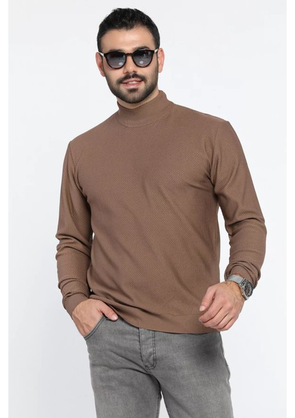 Yarım Balıkçı Yaka Erkek Triko Kazak P-00013853