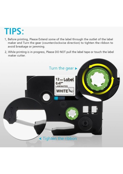 PT2210 PT2300 PT2310 Stili 10PK Uyumlu Brother TZ-231 P-Touch Siyah Beyaz Etiket Şeridi x 8m TZE-231 (Yurt Dışından) modelleri