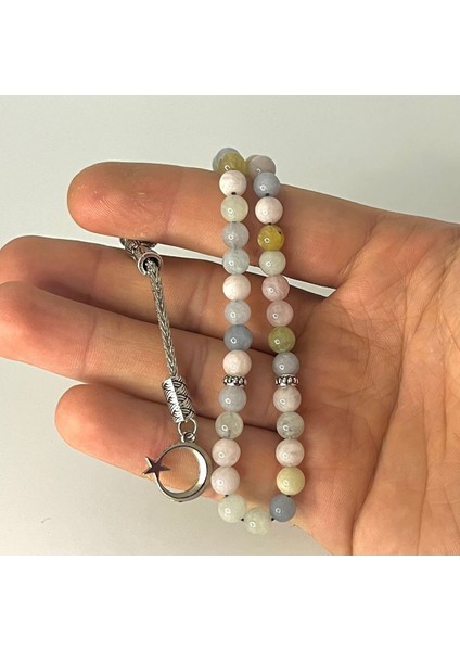 Sertifikalı Helkum 6mm 33LÜK Doğal Taş Tesbih modelleri
