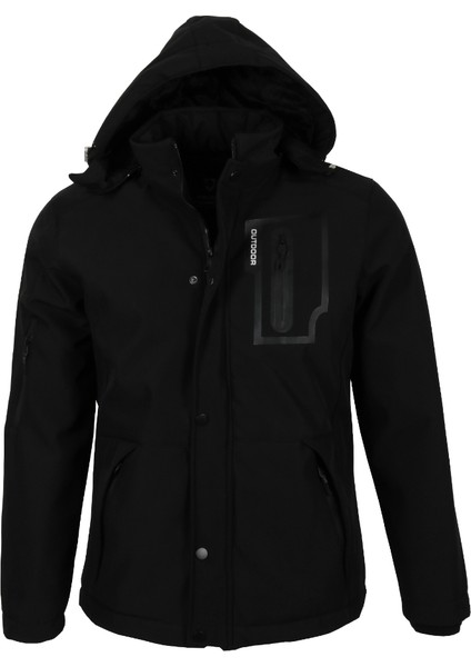 Erkek Su ve Rüzgar Geçirmez Softshell Mont RAR01231