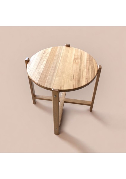 Dekoratif Doğal Ahşap Demonte Duru Orta Sehpa Naturel fiyatları