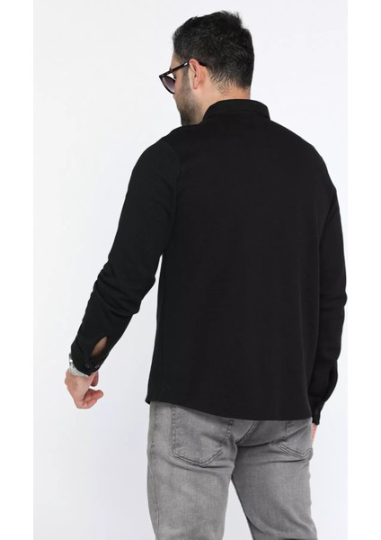 Çıtçıtlı Uzun Kol Erkek Gömlek