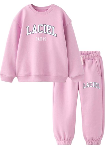 Pembe Paris Laciel Kız Çocuk Altüst Takım