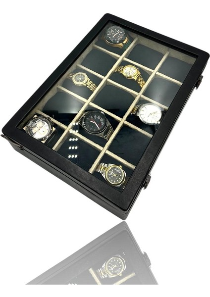 Diji 15'li Saat Kutusu Saat Çantası Siyah fiyatları