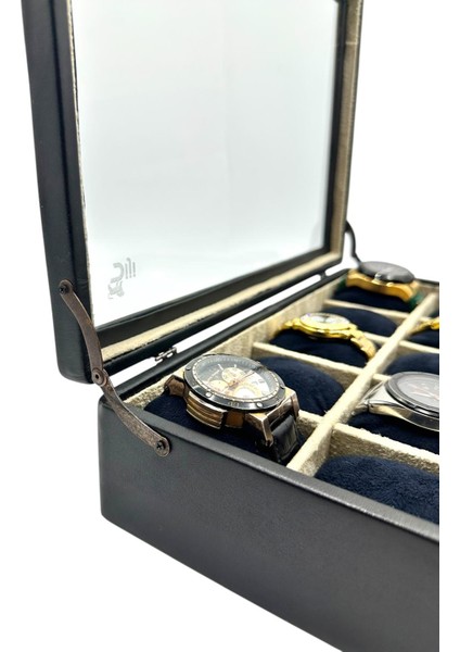 Diji 15'li Saat Kutusu Saat Çantası Siyah fırsatları