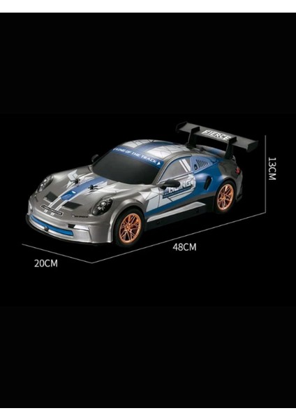 Uzaktan Kumandalı Dev Boy Porsche Şarjlı Profesyonel Ultra Hızlı Drift Araba Yarış Arabası