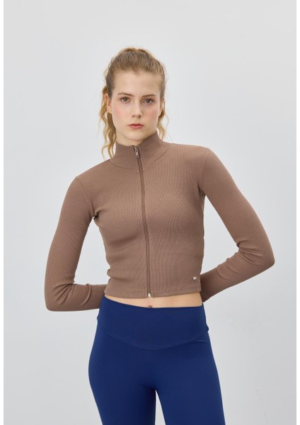 Kadın Vizon Yarım Balıkçı Crop Hırka fırsatları