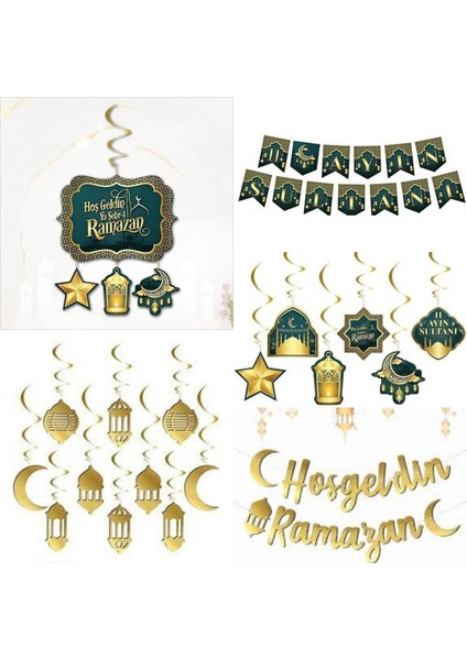Ramazan Süsleri 5 Çeşit Farklı Süs Lüx Ramazan Set