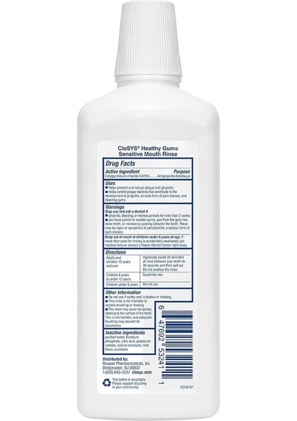 Healthy Gums Sensitive Ağız Çalkalama Suyu 946 ml