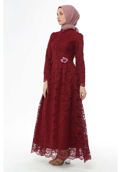 Ahunisa Henna Abiye Bordo 5646