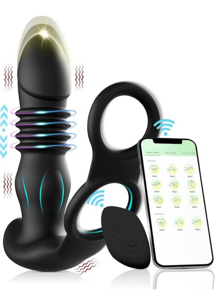 Pembe Tilki Telefon Kontrollü Hareketli Vibratör