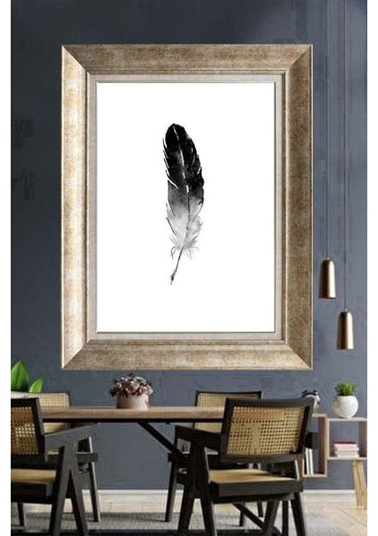 Gümüş Çerçeveli Paspartulu Tablo DS1503