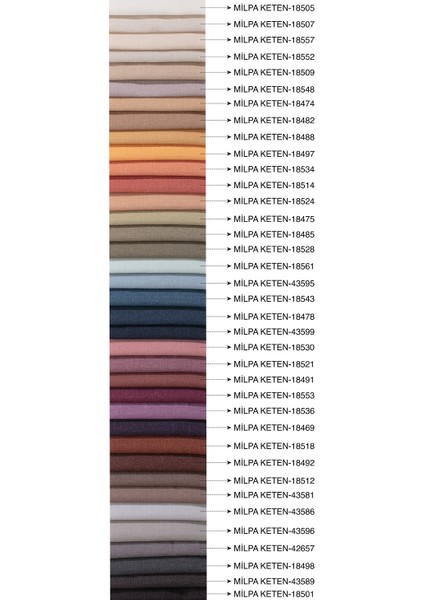 Sık Pileli Flex Keten Kumaştan Fon Perde 1x3 V43596 Tek Kanat