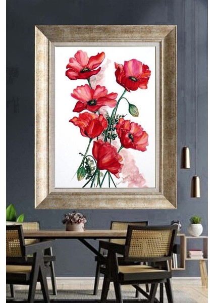 Gümüş Çerçeveli Paspartulu Tablo DS656