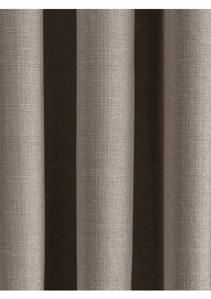 Sık Pileli Flex Keten Kumaştan Fon Perde 1x3 V43596 Tek Kanat modelleri