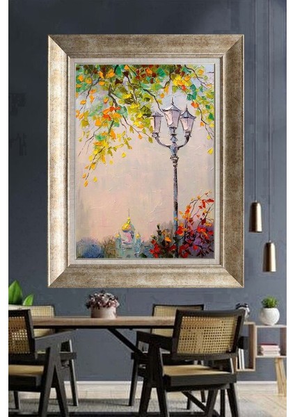 Gümüş Çerçeveli Paspartulu Tablo DS781
