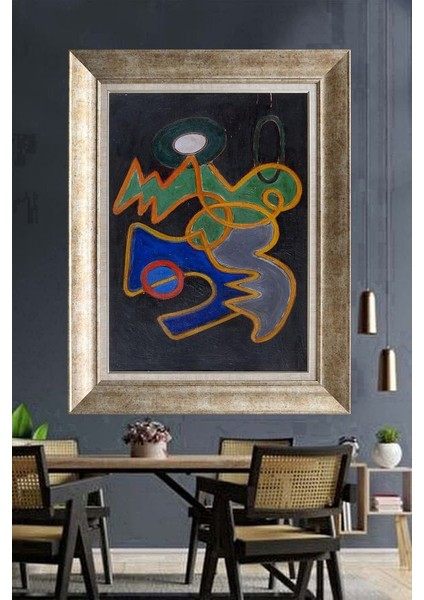 Gümüş Çerçeveli Paspartulu Tablo DS1376