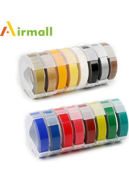 1 Paket Stili Siyah Dymo 3D Plastik Kabartma Bant Etiket Makineleri Için Etiket Bantları Yedek Parça (Yurt Dışından) fırsatları