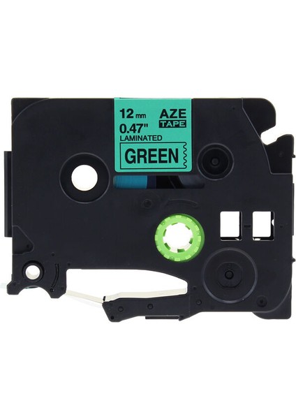 AZE-731 Yeşil Üzerine Siyah 12MM TZ231 TZE231 Uyumlu Brother P-Touch Etiket Bantı PT-D210 Pt 1280 (Yurt Dışından)
