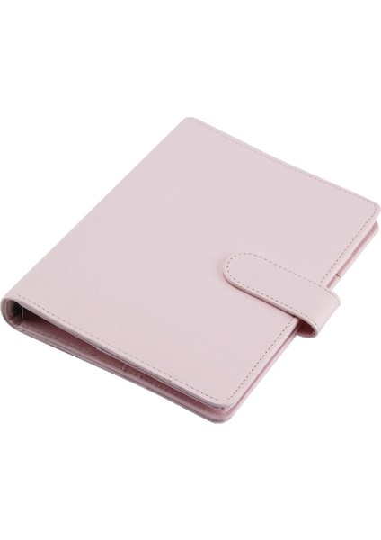 Pembe A5 Deri Spiral Ciltli Defter Macaron Renk Ajanda Planlayıcı Günlük (Yurt Dışından)