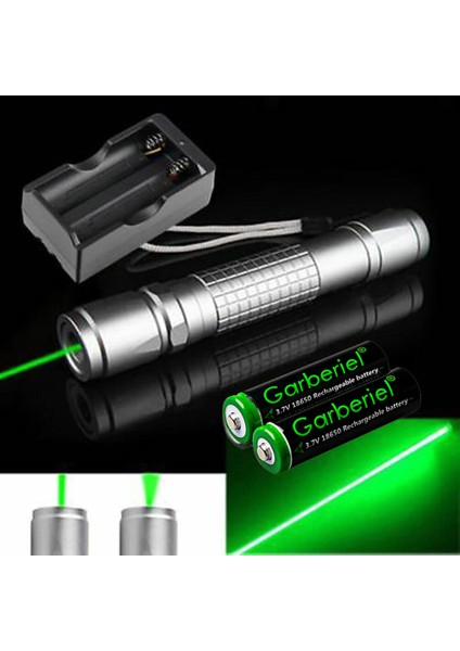 990 Milem Yeşil Lazer Kalemi Lazer Kalem Yakınlaştırma Görünür Işın Işığı Pil ile (Yurt Dışından)