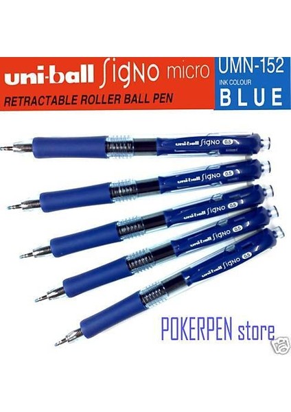 5 Adet Unı-Ball Umn Roller Uçlu Kalem Mavi (Yurt Dışından)