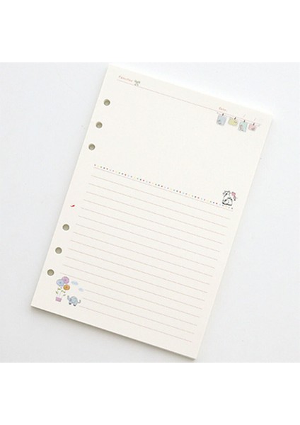 Günlük Stili A6 A5A6 Ay Hafta Çizgili Renkli Planlayıcı Takvim Takviyesi Defter Organizatör (Yurt Dışından)