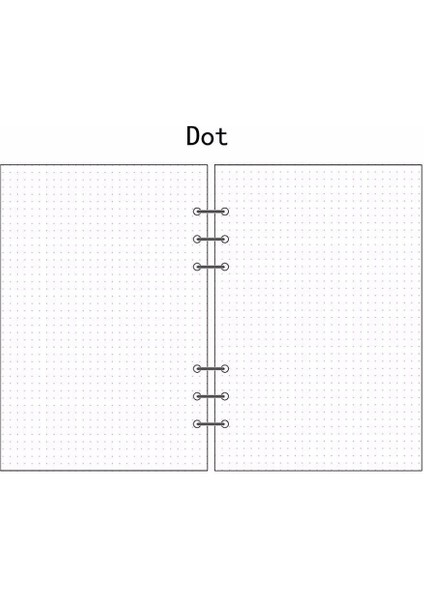 Nokta Stili A5 A5A6AJ Takvim Muhasebe Günlüğü Dolgu Programı Organizatörü Yedek Plan Ekleme Schedule Organiser#1 (Yurt Dışından)