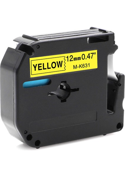 M-K631 Sarı Stilde Siyah Brother P-Touch Etiket Makinesi Için MKK231 Etiket Şeridi Çoklu Renk (Yurt Dışından)