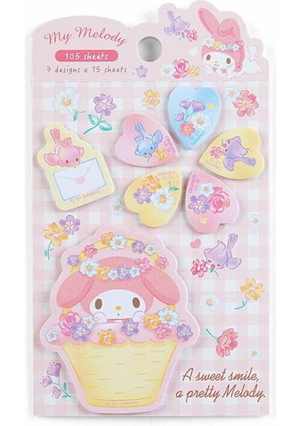 Ponponpurin Japonya Sanrio Hello Kitty Benim Melodim Pompompuramoroll Kuromi Yapışkan Notlar (Yurt Dışından) modelleri