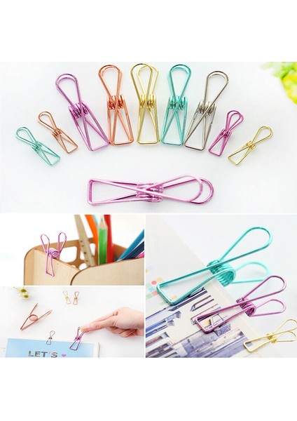 #l 70*18*35 ( mm ) Stili Gümüş 2 Adet Delikli Metal Dosya Tutucu Kağıt Fotoğraf Organizatörü Belge Tutucu Kırtasiye (Yurt Dışından) fiyatları