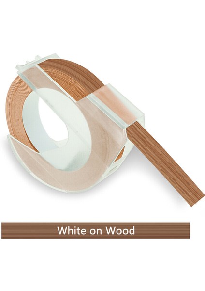 Ahşap Üzerine Beyaz Uyumlu Dymo 3D Plastik Kabartma Etiket Şeridi Xpress Etiket Makinesi (Yurt Dışından)