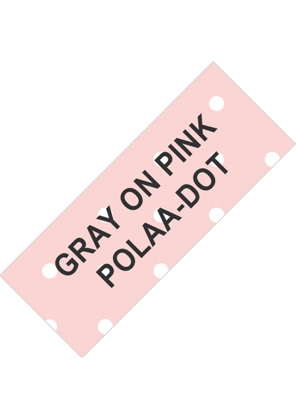 9 mm Tarzı Pembe Üzerine Gri Epson L L Etiket Bandı LC-4WBN mm ile Uyumlu SS12KW SS9KW (Yurt Dışından)