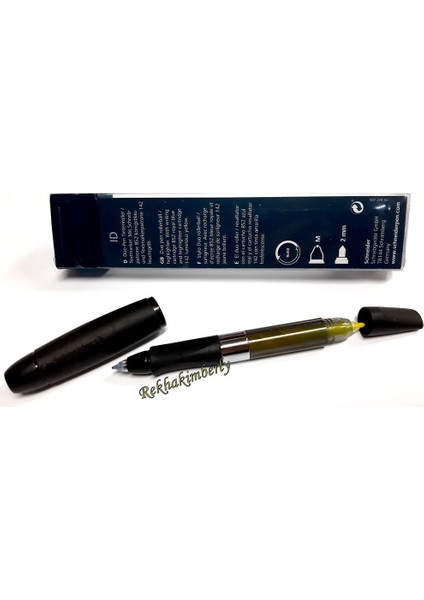 Schneider Id-Duo Mavi Mürekkepli Rollerball M & Sarı Fluoresan Kalemtıraş 2mm Almanya (Yurt Dışından) fiyatları
