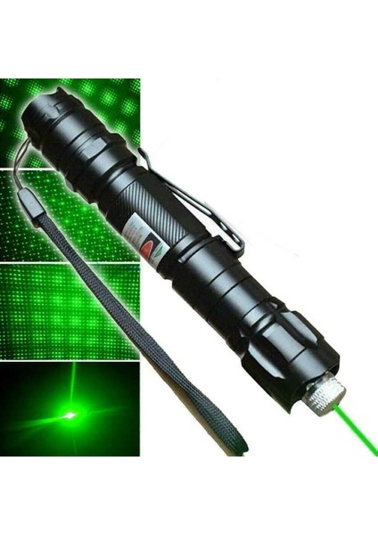 900 Mil Harika Yeşil Lazer Kalemi Yıldızlı Işık Astronomi Işını Lazer Pen (Yurt Dışından)