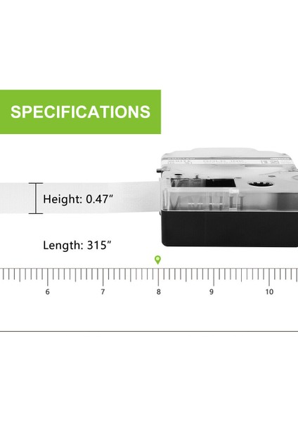 12 mm Tarzı Matt Silver Üzerine Siyah Epson L L Etiket Bandı LC-4WBN mm ile Uyumlu SS12KW SS9KW (Yurt Dışından)