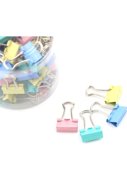 Renkli Metal Dosya Tutucu Kağıt Klipsi Ofis Malzemeleri (Yurt Dışından) modelleri