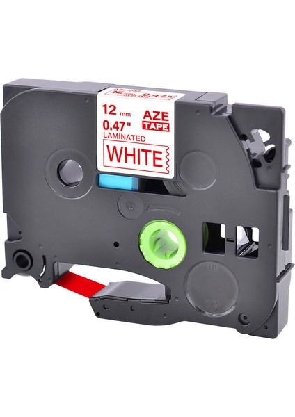 1pk Brother Pz TZE-232 Kırmızı Beyaz Etiket Şeridi 0.47'' Uyumlu (Yurt Dışından)