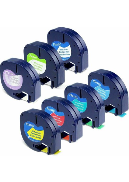 6 Renk Karışımı Stili 6 Pc Dymo Letraag L Uyumlu Etiket Aparatı - Ape Uyumlu (Yurt Dışından) fiyatları