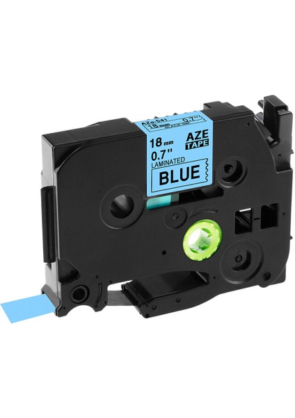 Mavi TZE-541 Üzerine Siyah 18MM Etiket Şeridi Uyumlu Brother P-Touch Etiket Makinesi Tze TZ-241 Şeritleri (Yurt Dışından)